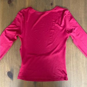Backless Red Longsleeve